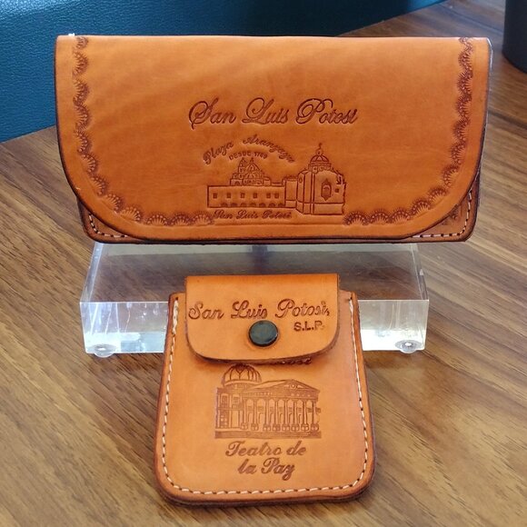 Handbags - Envelope Leather Purse and Money Clip  NEW